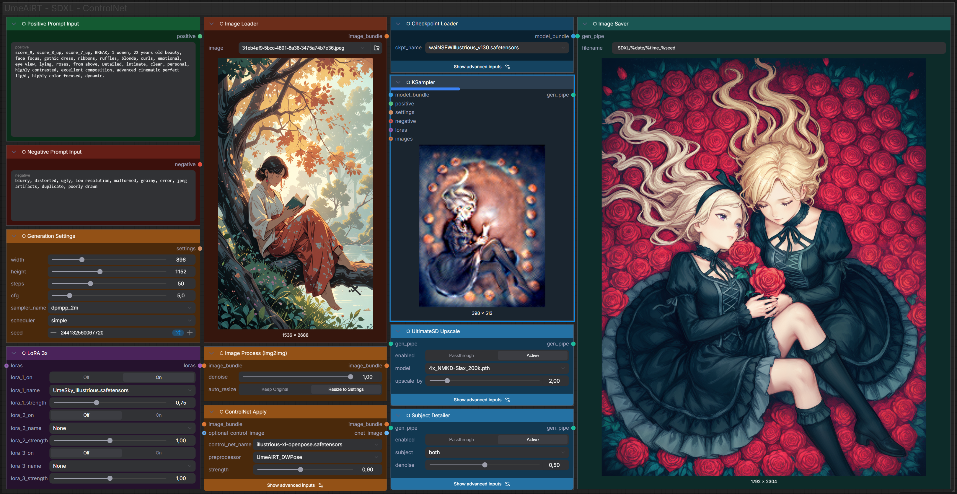SDXL ControlNet workflow
