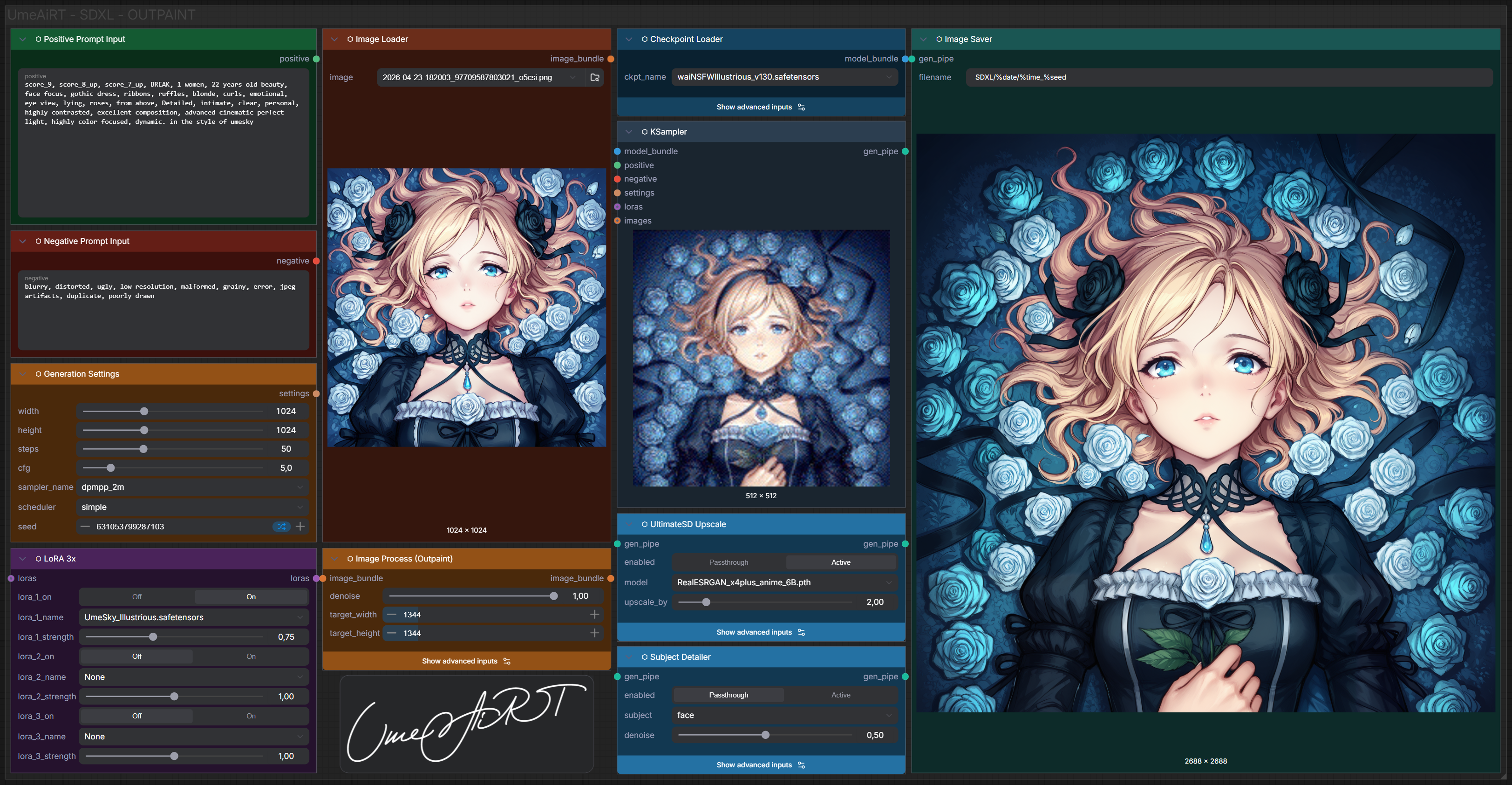 SDXL Outpaint workflow