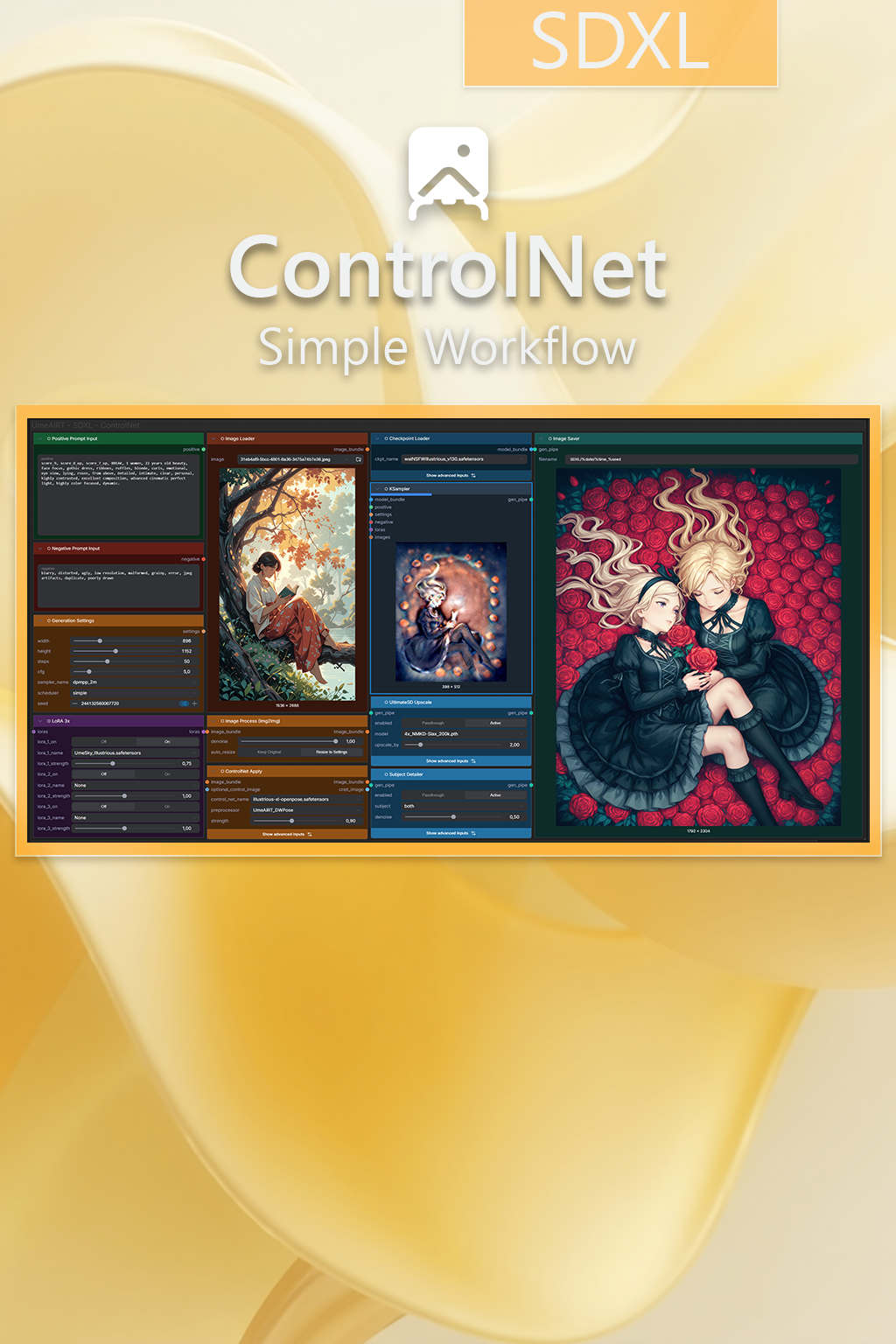 SDXL ControlNet workflow